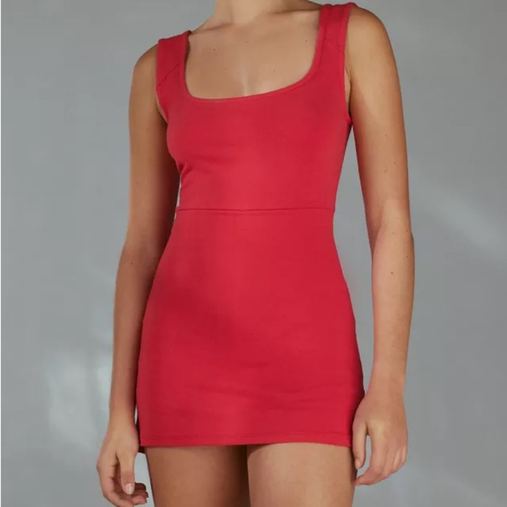 Out From Under Bec Skort Mini Dress RED